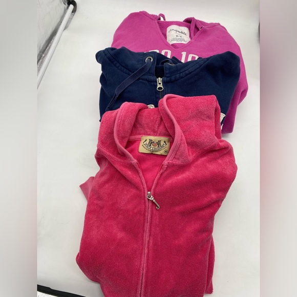 Bundle juicy couture hoodie,Aeropostale pull over sweater, Aeropostale hoodie - Picture 3 of 8